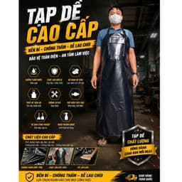 Tạp dề cắt cỏ dày dặn bản có túi chất lượng cao 1