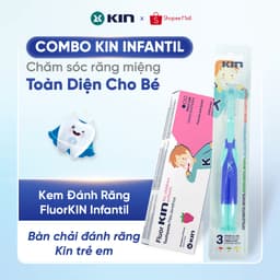 Bàn Chải Đánh Răng Trẻ Em KIN, Lông Mềm, An Toàn Cho Nướu, Cho Bé 2-6 Tuổi, Chính Hãng 6