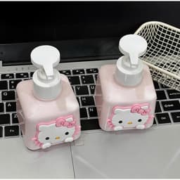 Chai Chiết Mỹ Phẩm Kitty Dễ Thương Dạng Nhấn Dùng đựnġ sưɑ~ Tắm, sưɑ~ Dưỡng, sưɑ~ Rửa Mặt 200ml VOICON-[SS67] 4