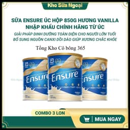 [COMBO 10 LON]Sữa Ensure Powder 850g Úc – Dinh Dưỡng Cho Người Lớn.Siêu Thị Ánh Nga Hà Nội. 1