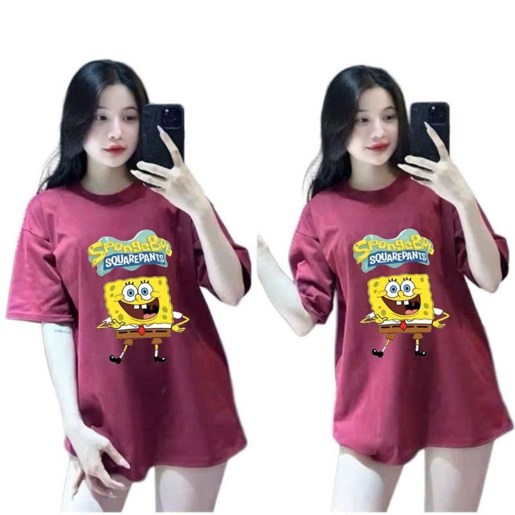 [ Áo Thun MỎNG ] Áo thun cotton nữ Bình Dân cổ tròn vải mỏng nhẹ theu bọt biển dễ thương -thoitrang99