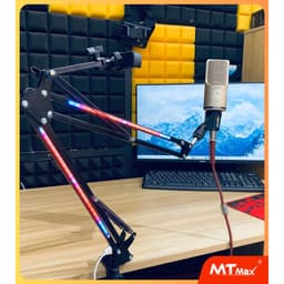 Kẹp Micro Cao Cấp NB36 Pro – Kẹp Bàn Chắc Chắn Chuẩn Phòng Thu  Có Đèn Led – Livestream , Karaoke Xịn Như Studio 7