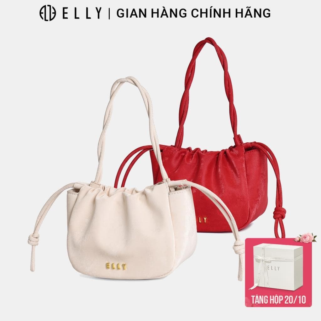 [Tặng hộp 20.10] Túi xách nữ ELLY EL418 túi đeo chéo đeo vai xách tay thời trang cao cấp thanh lịch 3 trong 1 gọn nhẹ