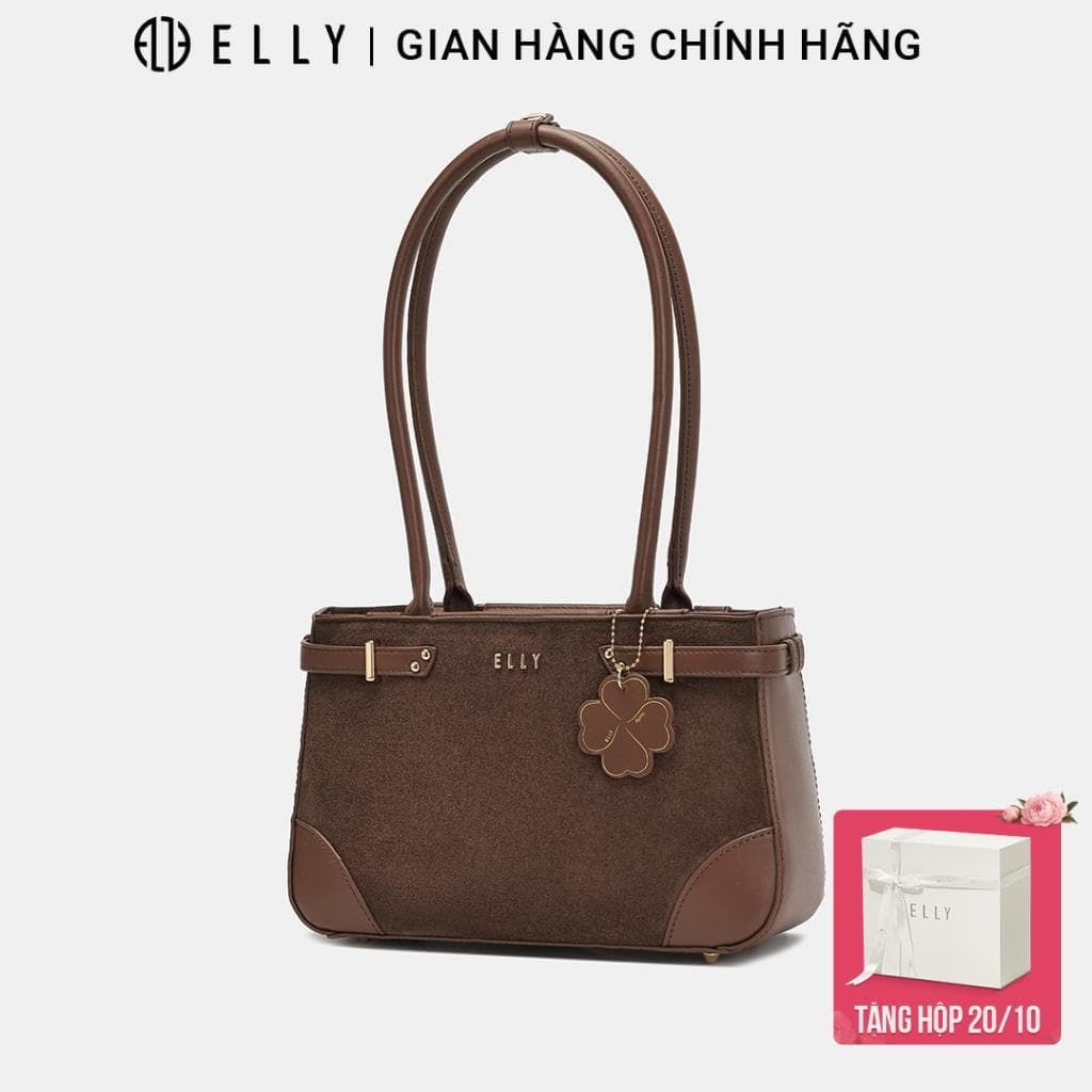Túi Xách Nữ ELLY EL391 Da Tổng Hợp Cao Cấp Đeo Vai Thời Trang Thanh Lịch Công Sở