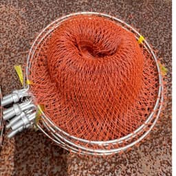Vợt Vớt Cá Vòng Inox, Đa Dạng Kích Cỡ 20–40cm, Lưới Gân Trắng Đan Tay Và Lưới Đỏ, Bền Đẹp, Tiện Dụng 3