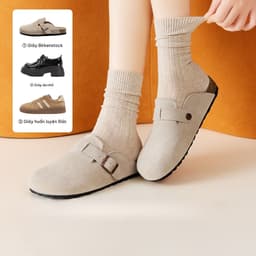 🧦 SET 6 ĐÔI TẤT VỚ CỔ CAO GÂN DỌC BASIC – MÀU TRƠN DỄ PHỐI ĐỒ 2