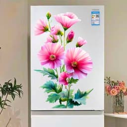 Decal Hoa Hồng Mỏng - Sticker Dán Tủ Lạnh, Cửa Kính, Tường Nhà Chống Nước Tự Dính Chất Lượng Cao 1