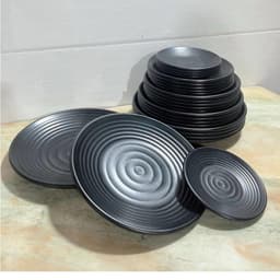 Combo 5 Đĩa nhựa tròn Thái hàng cao cấp Việt Nhật, đĩa đựng đồ ăn hoa quả phong cách sang trọng 3