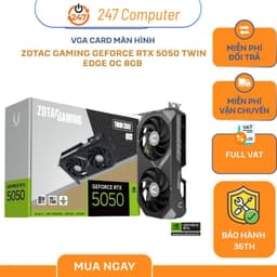 VGA ZOTAC GAMING GeForce RTX 5050 Twin Edge OC 8GB GDDR6 card màn hình gaming 1