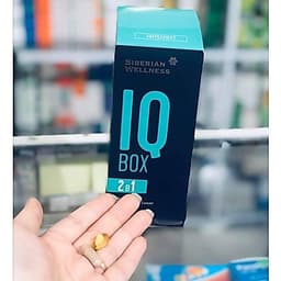 [ GIÁ SỈ ] - IQ Box Siberian, hỗ trợ tăng cường tuần hoàn máu não, cải thiện trí nhớ - Hộp 30 gói 7