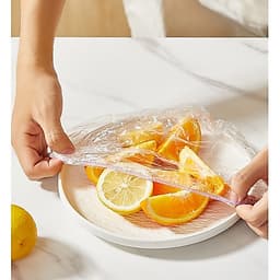 Màng bọc thực phẩm viền chun co giãn UYIKU Nhật Bản túi 100 cái siêu dai, tái sử dụng 7