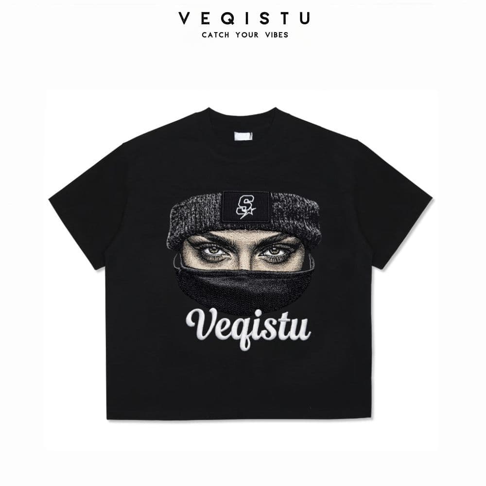 Áo Thun BOXY Local Brand VEQISTU " THE COOL" Áo Thun Boxy Form Rộng Unisex  250Gsm  Cotton