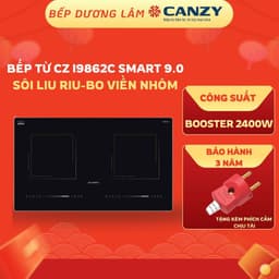 Bếp từ CANZY I19862C SMART 9.0 | Model mới nhất 2026 |  | Bếp từ Inverter | Quạt siêu êm| cam kết chính hãng 1