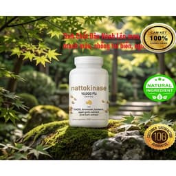 Hũ Nattokinase 10,000FU-Hỗ Trợ Tuần Hoàn Máu&Tăng Cường Sức Khỏe Tim Mạch, Chống Đột Quỵ, Tai Biến_SALE    1