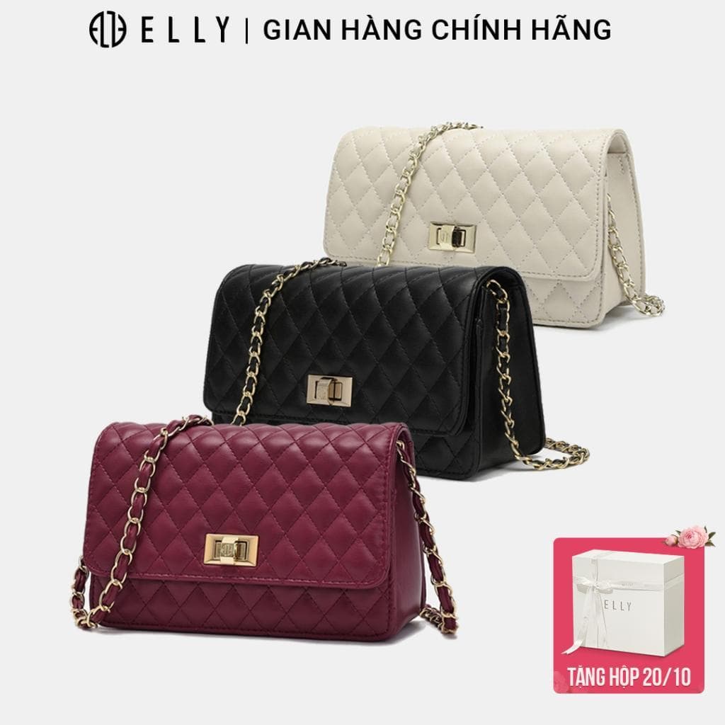 [TẶNG HỘP 20.10] Túi xách nữ thời trang ELLY EL95 đeo chéo đeo vai cao cấp chính hãng