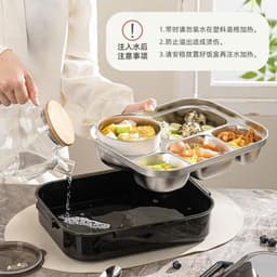 Hộp Đựng Cơm 5 Ngăn Inox 316 Cao Cấp Chống Mòn Siêu Bền VOICON-[KN78] Dành Cho Văn Phòng & Suất Ăn Công Nghiệp 8