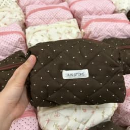 Pouch Nhiều Ngăn Chần Bông Size Lớn Túi Trang Điểm Có Ngăn Cọ Riêng Đựng Mỹ Phẩm Du Lịch Xinh T51 2