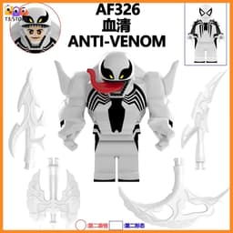 Venom Venom Đồ chơi Lắp ráp Nhân vật Phản Diện Siêu Anh Hùng Mô hình Venom, Anti Venom,Riot AF321-AF326 7