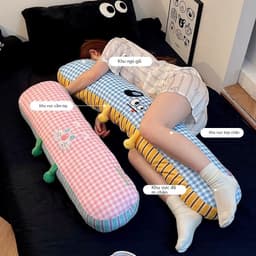 Gối ôm hình thú dễ thương 90cm cho người ngủ nghiêng - Giấc ngủ thoải mái, hoàn hảo từng phút giây. 1