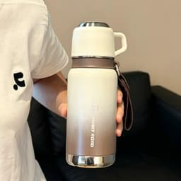 Bình Giữ Nhiệt Inox 316 Cao Cấp 800ml Kèm Nắp Uống Nước & Quai Tay Cầm Tiện Lợi BINHGIUNHIE VINBEO VOICON-[CU22] 6