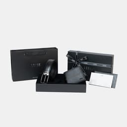 [4-25/9 TẶNG QUÀ TRUNG THU 599K] Hộp Quà Tặng Ví Dây Lưng LECOS LQ3 Da Bò Thật kèm Túi Thiệp Sang Trọng 7