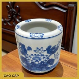 Bộ đồ thờ Rồng Việt cao cấp - Gốm sứ xanh Tài Lộc đẹp cho bàn thờ gia tiên, thần tài 6