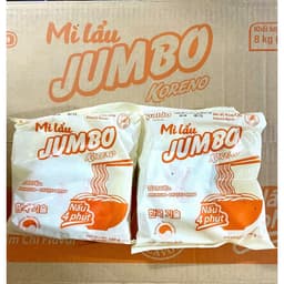 Mì Lẩu Koreno Jumbo  Vị Bò Cay và Kim Chi 80Gói x100g 9