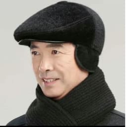 Mũ Nam Trung Niên Có Che Tai, Nón phong cách thời trang trung niên QM-STORE 3