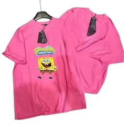 Áo thun nữ trơn cotton su 3158, form rộng unisex tay lỡ, họa tiết CON LỪA - trenđy.-quanaounisex84 5