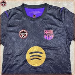 Bộ Quần Áo Bóng Đá CLB Barcelona Sân Nhà 26/27 - Chuẩn Mẫu Thi Đấu - Vải Polyester Gai Thái Thoáng Khí Thấm Hút Mồ Môi 3