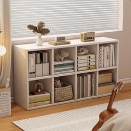 Kệ sách tổ ong 8 ô chất liệu gỗ MDF cao cấp decor phòng đẹp thương hiệu LUX10 1