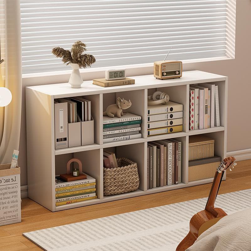 Kệ sách tổ ong 8 ô chất liệu gỗ MDF cao cấp decor phòng đẹp thương hiệu LUX10
