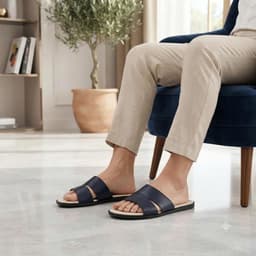 NEW  FASHION 2026 - Dép quai ngang nam thời trang phong cách trẻ, chất liệu da microfiber sang trọng đế mỏng nhẹ B456 7