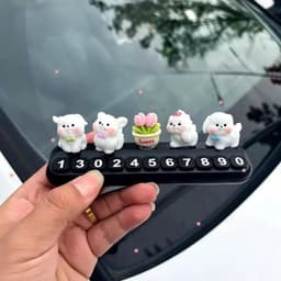 Bảng sốđiệnthoại Hình dễ thương 2026 Trang Trí Taplo Ôtô Thiết Kế xᶖnh Xắn, đáng yêu VOICON-[NHI99] 8