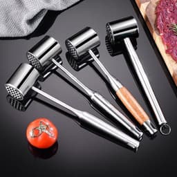 Búa Đập Thịt Inox 304 Hai Đầu, Búa Dầm Thịt Đa Năng 8