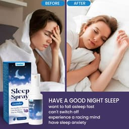 Chai Xịt Thảo Mộc Tự Nhiên Sleep Spray-Cải Thiện Rối Loạn Giấc Ngủ & Mất Ngủ, Khó Ngủ_ZÁ SOCKKK   5
