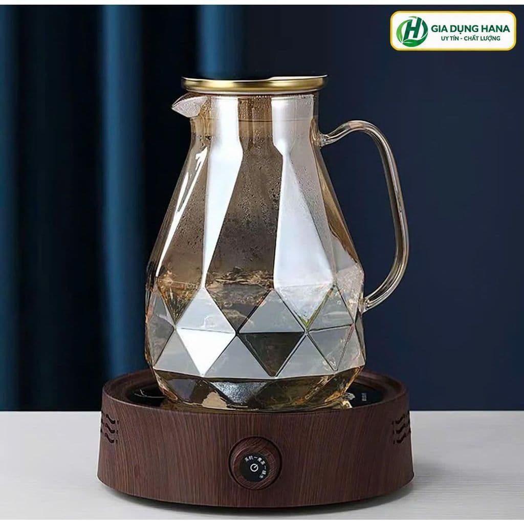 Bình Nước Thủy Tinh, Cao Cấp, Chịu Nhiệt Độ Cao, Gia Dụng, Dung Tích Lớn, Bình Ngầu Để Pha Trà, Thích Hợp Để Pha Trà