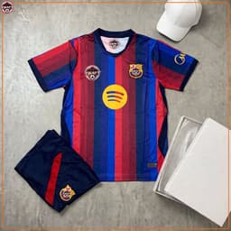 Bộ Thể Thao, Bộ Quần Áo Đá Bóng CLB BARCELONA mùa 2026/2027 Chất Vải Thoáng Mát Thấm Hút Cực Tốt 1