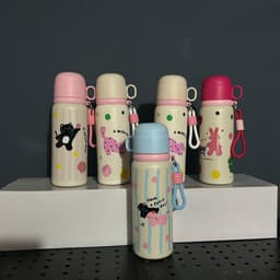 Bình Giữ Nhiệt Dễ Thương Hình Mèo Có Kèm Nắp Làm Cốc 550ML 3