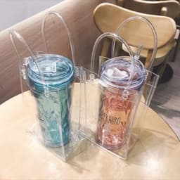 Túi Nhựa PVC Đựng Bình Nước Mang Đi - Túi Trong Suốt Đựng Cốc Giữ Nhiệt 3