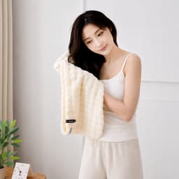 Khăn Quấn Tóc Siêu Thấm Hút Nhanh Khô, Khăn Lau Tóc Thẩm Mỹ Siêu Thấm Bubble 4