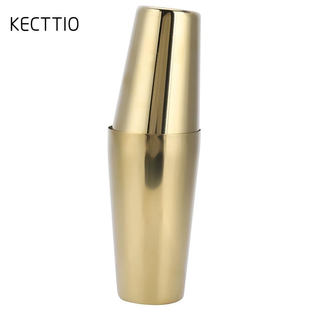 Bộ bình lắc Cocktail 2 mảnh KECTTIO, Bộ bình lắc thanh inox 304 thiết kế đơn giản, thanh công cụ trộn pha chế thực tế