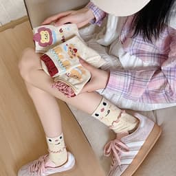 Combo 10 Đôi Tất Nữ Cô Cao Hình Thú – Ngộ Nghĩnh, Đáng Yêu, Nhiều Mẫu 5