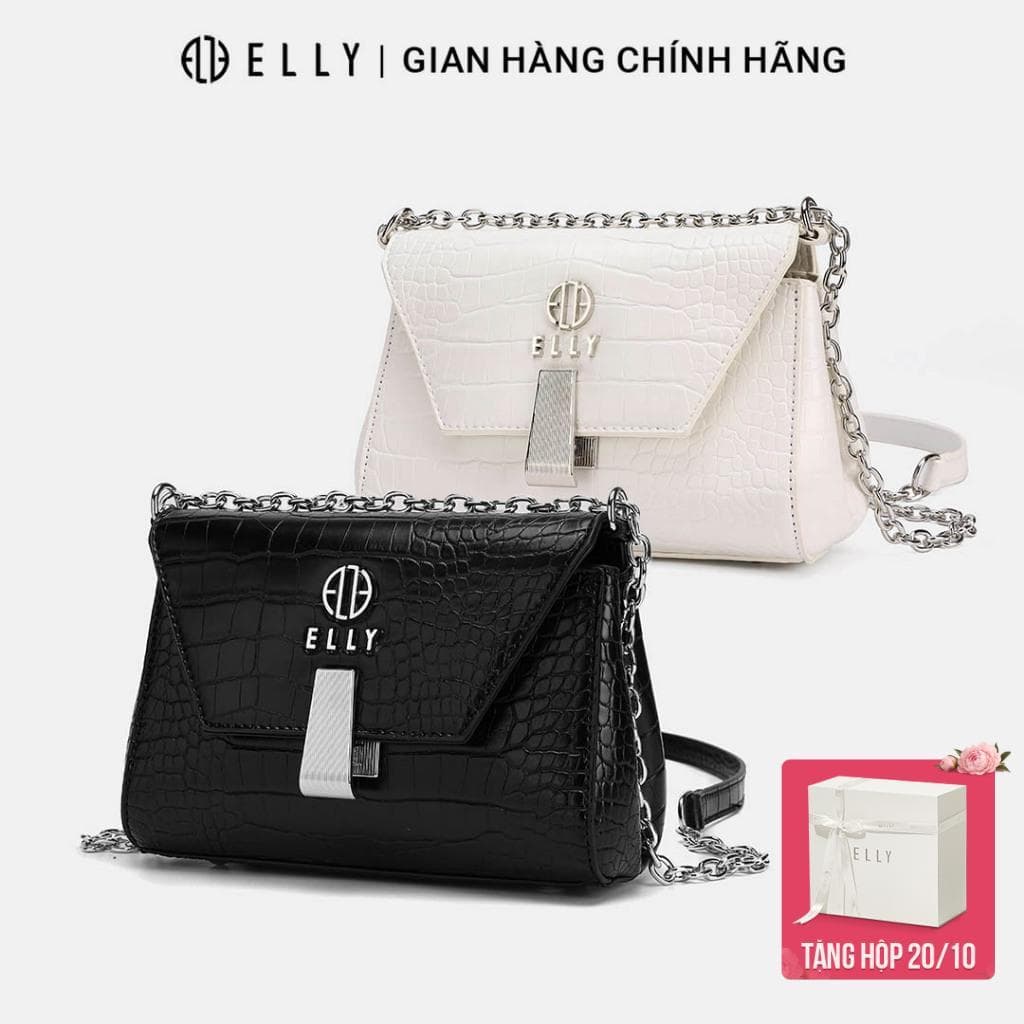 Túi xách nữ thời trang ELLY EL325 đeo chéo đeo vai da tổng hợp cao cấp chính hãng hot trend