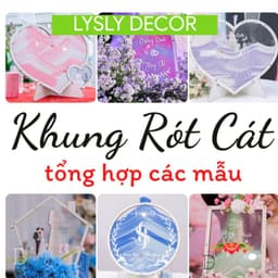 Tranh Rót Cát Độc Đáo, Thiết Kế Theo Yêu Cầu, Tùy Chọn Màu Khung & Cát Cho Ngày Cưới 1