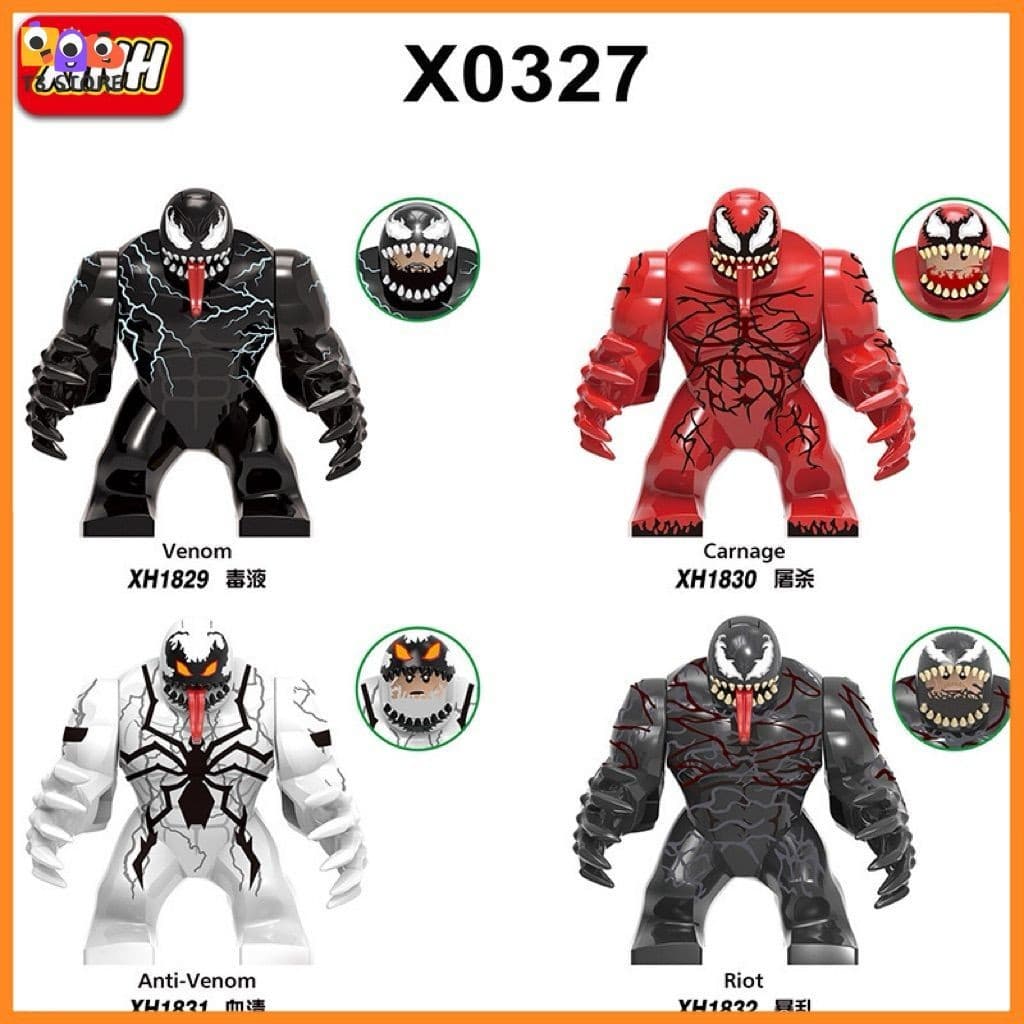 Minifigure Venom Đồ Chơi Lắp Ráp Các Nhân Vật Venom X0327