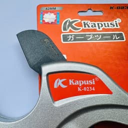 Kéo Cắt Ống Nhựa PVC PPR PE 42mm KAPUSI Japan Tay Xám Cam K0234 – Thép Mangan, Trợ Lực 4