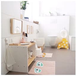 Sticker Bàn Chân Dán Sàn Cho Bé – Decal Chống Nước Định Hướng Cầu Thang, Nhà Vệ Sinh, Trường Mầm Non 6