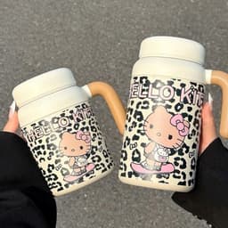 Bình Giữ Nhiệt Hello Kitty Siêu xᶖnh 700ml và 1000ml VOICON-[BIN66] - Giữ Nhiệt Nóng/Lạnh Nhiều Giờ 6