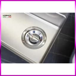 Chậu Rửa Bát Nobinox Arvo V676 | Vân Vải Chống Xước | Kích thước 76x43cm 5